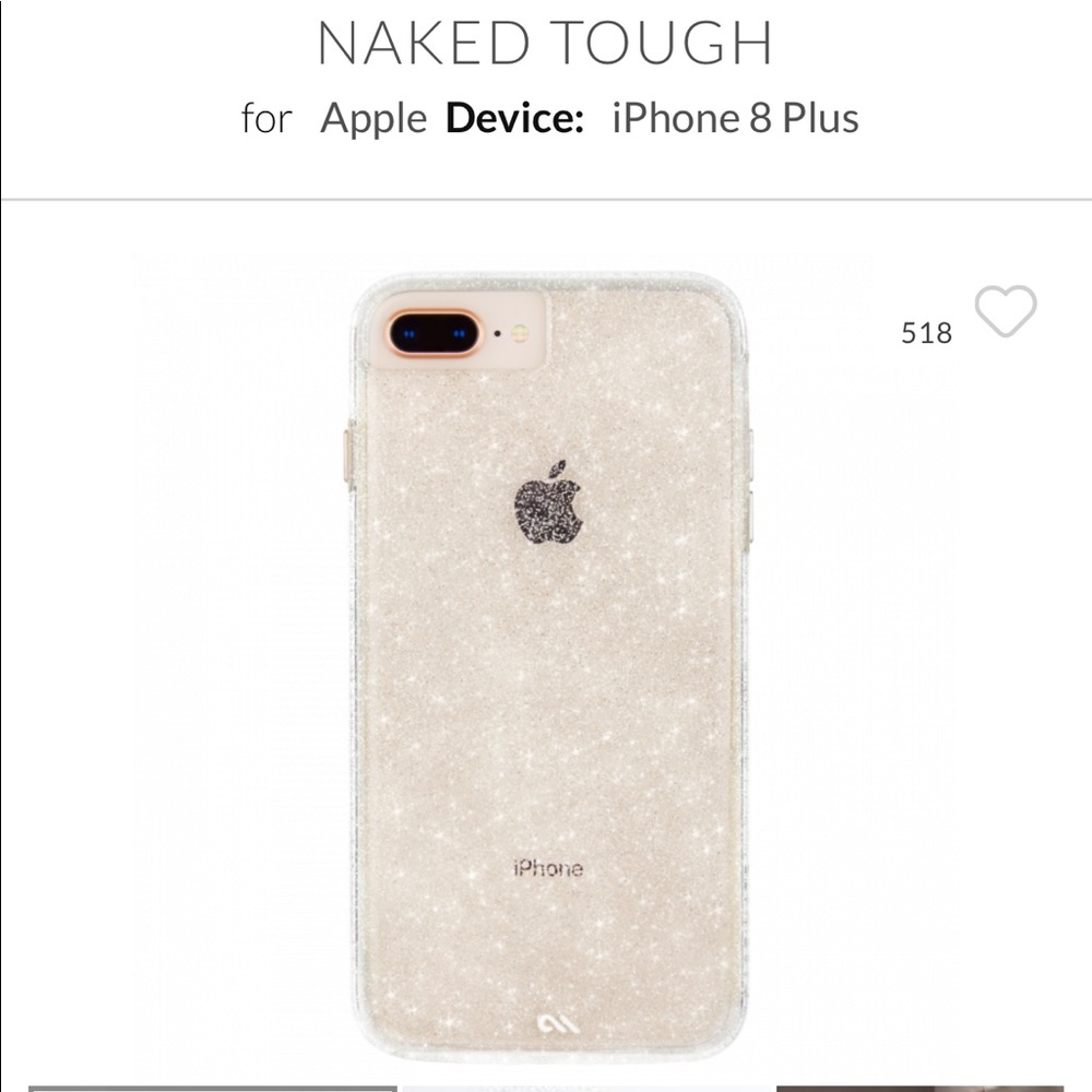 iPhone naked sheer case iPhone 8 Plus